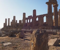 Carnet jaune citron : la Sicile